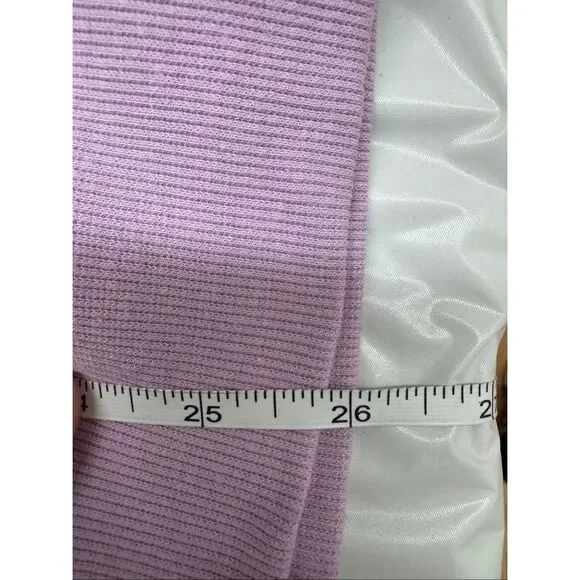 Def Leppard High N’ Dry Lavender Pullover Size Small - Picture 7 of 7